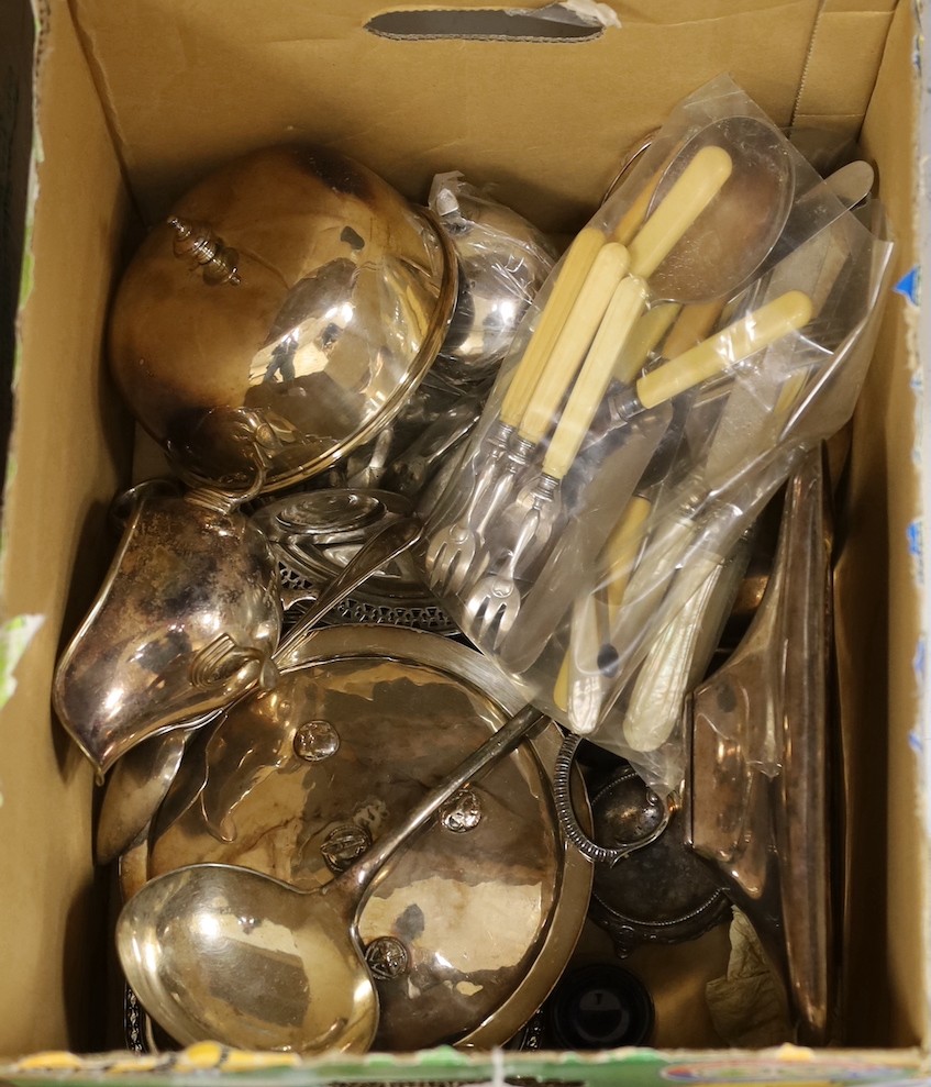 A collection of plated wares.